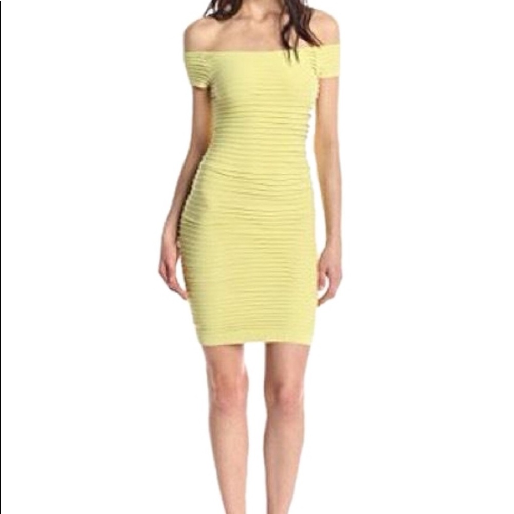 Bright Lime Layered Bodycon Dress